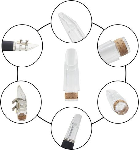 قطعة فم كلارينيت احترافية شفافة وشفافة من ERYUE in Kuwait