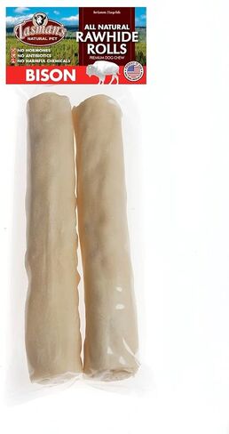 Tasman's Natural Pet All-Natural Buffalo Rawhide Rolls - 3 Medium Rolls in Saudi Arabia