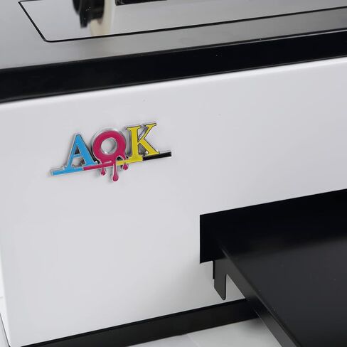 طابعة نقل AOK DTF مقاس A3 L1800، نظام توزيع الحبر الأبيض المدمج للتي شيرت/الحقيبة/الوسادة وما إلى ذلك. (+ حبر 600 مل + 100 قطعة من فيلم PET + كيس واحد + مسحوق) مجموعة in Kuwait