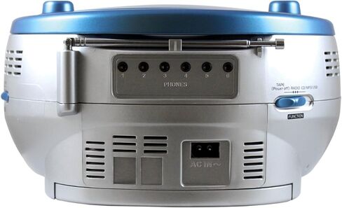 HamiltonBuhl 5050ULTRA Educational Boombox Home CD Player Recorder Blue, 12inx9inx6in in Saudi Arabia