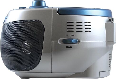 HamiltonBuhl 5050ULTRA Educational Boombox Home CD Player Recorder Blue, 12inx9inx6in in Saudi Arabia