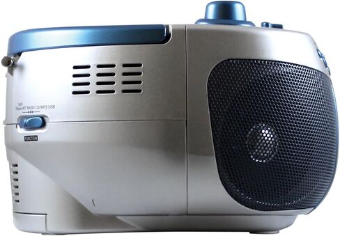 HamiltonBuhl 5050ULTRA Educational Boombox Home CD Player Recorder Blue, 12inx9inx6in in Saudi Arabia
