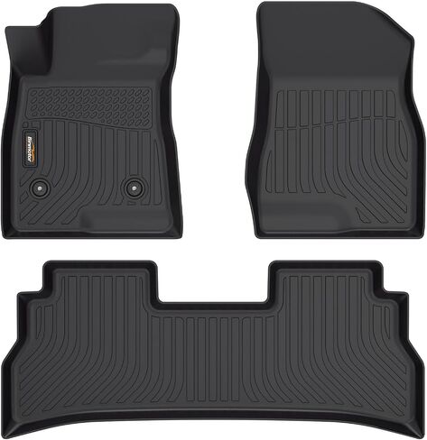 Binmotor-Floor Mats & Cargo Liner Set for 2021-2024 2025GMC Yukon XL / 2021-2024 2025 Chevrolet Chevy Suburban（with 2nd Row Bench Seat, 8 Passenger, All Weather Mats Yukon XL in Saudi Arabia