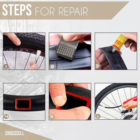 CROSSSELL Bike Tool Kit, Bike Seat Bag,Bike Repair Kit, Bicycle Tool Kit,Bicycle Repair Kit, Bike Repair Tool Kit, Mountain Bike Tool kit, Bike Bag in Saudi Arabia
