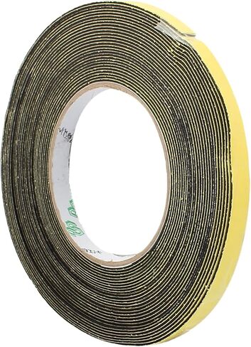 Rebower Single-Sided Foam Tape Self Adhesive, [for Home Fixtures, Daily Use] - 10mm x 1mm / 10m / Black, Yellow / 1Pcs in Saudi Arabia