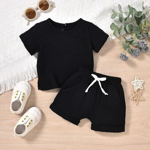 Gender Neutral Baby Linen Summer Outfit in Saudi Arabia