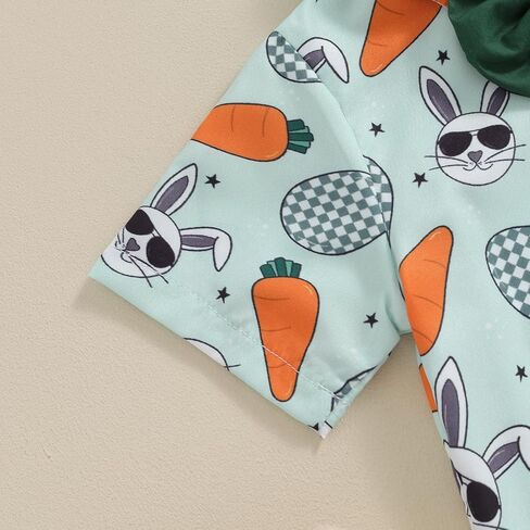 Toddler Baby Boy Clothes Summer Outfits Short Sleeve Button Down Shirt Tops + Solid Shorts Clothing Set in Saudi Arabia