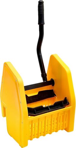 Sasylvia Yellow Mop Wringer Down Press Wringer Mop Bucket Wringer Only Mop Strainer Industrial Cleaning Accessories for Commercial Floor Mopping Buckets Household Restaurant Restroom Supplies in Saudi Arabia