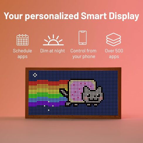 Tidbyt Smart Retro Display - See What Matters with Real-Time Weather, Transit, Stocks, Sports Scores and Much More in Saudi Arabia