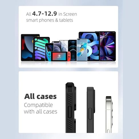 Height Adjustable Up to 34''Tablet Holder for iPad,KABCON Multi Angle Tablet Stand Mount Tablet Cradle Stand Dock for 4''-15.6''Screen iPad 9.7 Pro Air 12.9,10.9,Mini,iPhone,Tab,Kindle,Nexus,Surface.. in Kuwait