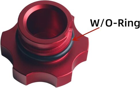 DEWHEL Aluminum Engine Oil Filler Cap Compatible with GM 1992-2018 Ref Number FC208 FC242 FC219 FC243 FC252 80987 MO-99 10099 42315 in Saudi Arabia