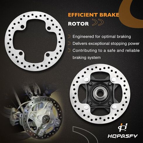 محور العجلة الأمامية/الخلفية تحمل ترصيع قرص الفرامل الدوار متوافق مع Polaris 2014-2023 RZR XP 1000، RZR XP 4 1000، 2018-2022 RZR RS1 استبدال # 5139265-067 in Saudi Arabia