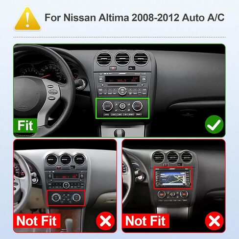 2+32G 9 بوصة Android 13 Stereo لسيارة Nissan Altima 2008-2012 (AUTO A/C) IPS شاشة اللمسات الشاشة مع Carplay و Android دعم الكاميرا الاحتياطية GPS FM Navi BT SWC in Kuwait
