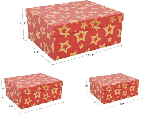 3-Piece Decorative Storage Boxes with Lids, Tulip Design, Vintage Floral, Cardboard Paperboard Keepsake box Set, Photo Storage Box for Memory, Home Decor, Modern Decoration Organizer in Saudi Arabia