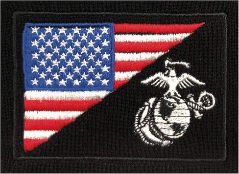 Rothco US Flag Embroidered Fine Knit Watch Cap in Saudi Arabia