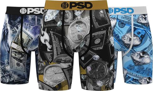 PSD Men's Fresh Outdoors 3-Pack Boxer Brief, Multi, XL in Saudi Arabia
