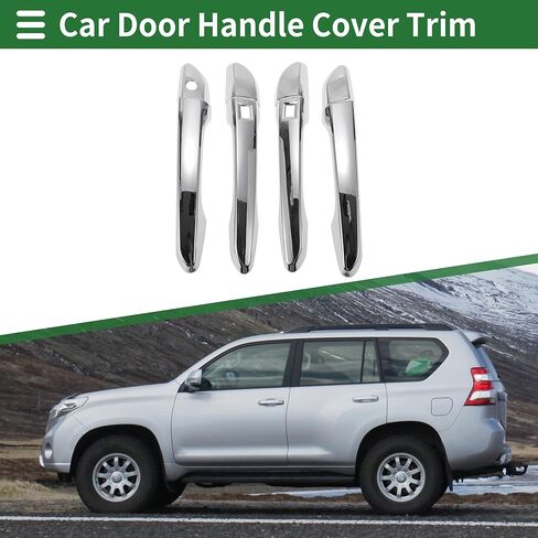 Motoforti Car Door Handle Cover Trim, Side Door Handle Cover, for Hyundai Tucson 2016-2021, ABS Carbon Fiber Black 1 Set in Saudi Arabia