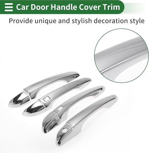 Motoforti Car Door Handle Cover Trim, Side Door Handle Cover, for Hyundai Tucson 2016-2021, ABS Carbon Fiber Black 1 Set in Saudi Arabia