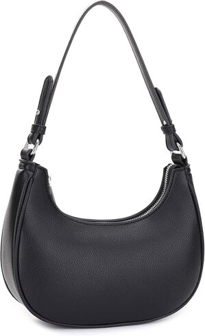 EVVE Shoulder Bag for Women Small Underarm Purse Accented with Silver Hardware in Kuwait