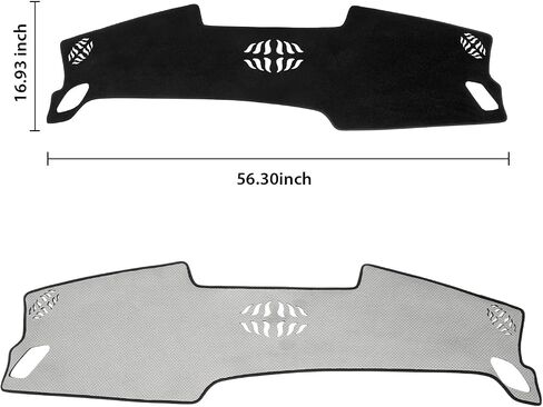 KUST Car Dash Cover for Mazda CX-90/CX90 2024-2026 with HUD Polyester Non-Slip Center Console Dash Cover Interior Accessories for Mazda CX-90/CX90 Custom Fit Dash Mat Sunshade Windshield Glare Black in Saudi Arabia