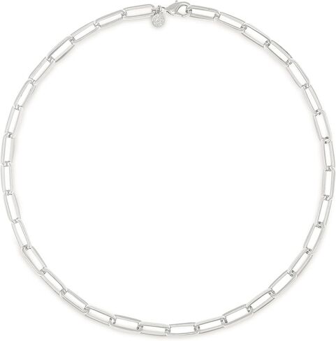 emf harmony chain of love paperclip necklace-18 "مجوهرات مطلية بالذهب أو فضية أو مطلية بالروديوم للنساء تبحث عن التوازن والعافية والأناقة اليومية in Kuwait