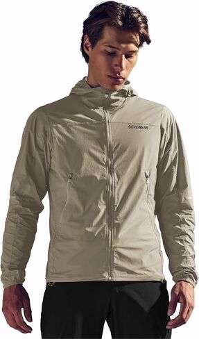 GORE WEAR Gorewear Fernflow Hooded Windbreaker - Men's Black, L in Saudi Arabia