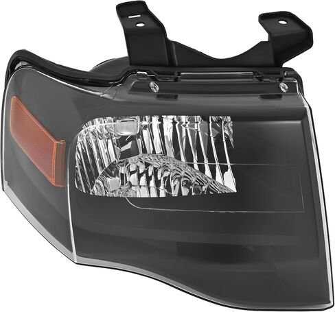 مجموعة Hecasa Left Headbly Termbly متوافقة مع بديل 2007-2014 Ford Expedition لـ 7L1Z13008BB FO2502226 مصباح مصباح أمامي هالوجين مع اللمبة in Saudi Arabia