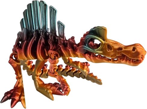 الهيكل العظمي Spinosaurus - تمثال ديناصور مفصلي - ما قبل التاريخ القابل للتحصيل - 3D المطبوع في كندا (Abyssal Glacier) in Kuwait