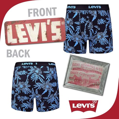 Levi's Mens Boxer Briefs Breathable Stretch Underwear 4 Pack in Saudi Arabia