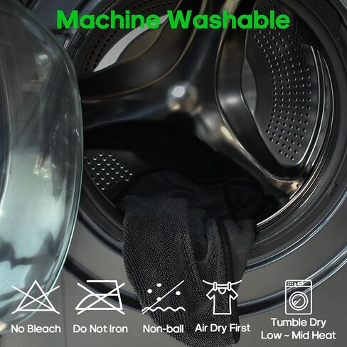 PBHEPJ 2-Pack XXL (48 "× 24") منشفة تجفيف سيارات الألياف الدقيقة ، منشفة تنظيف السيارات على الوجهين مع تقنية الغزل الملتوية ، 1200GSM فائقة الامتصاص ، خالية من الخدش ، قابلة للغسل in Kuwait