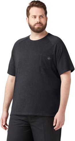 Dickies Cooling Short Sleeve Pocket T-Shirt, Moss Green, XL in Saudi Arabia