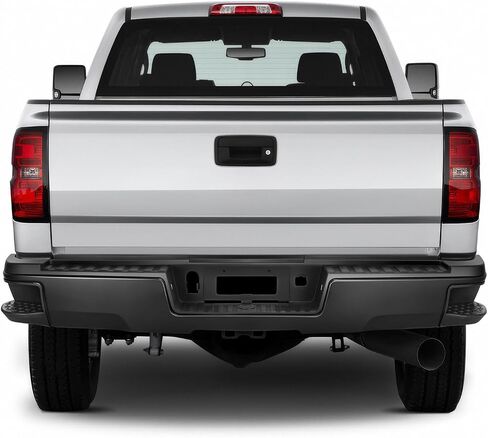 DNA MOTORING Rear Step Bumper Compatible With 2015-2019 Silverado/Sierra 2500HD 3500HD, With Rear Parking Sensor Holes, GM1102563, STEPBUM-10055 in Saudi Arabia