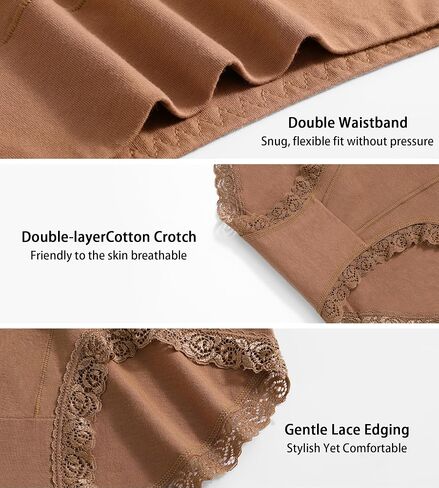 High Waisted Womens Cotton Underwear Tummy Control Comfortable Postpartum Panties Briefs in Saudi Arabia