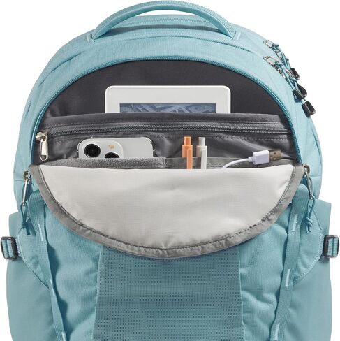 THE NORTH FACE Women's Recon Everyday Laptop Backpack | Commuter Travel Bag with 16" Laptop Sleeve, Water-Repellent Finish, Women-Specific Fit, Blue Eclipse Light Heather/Blue Eclipse, One Size in Saudi Arabia