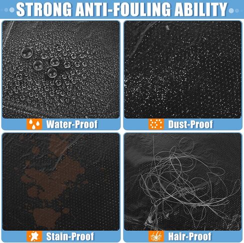 Myfamirea 250 PCS مقعد السيارة القابل للتصرف يغطي واقي مقعد للمركبة البلاستيكية واضحة مع عجلة القيادة ، وتحول العتاد وأغطية فرملة اليد ، Universal for Cars Auto Truck Bus Airplane in Kuwait