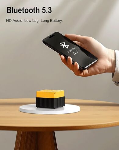 Portable Bluetooth Speakers, IPX6 Waterproof Wireless Outdoor Small Speaker with Long Playtime, HD Stereo Bass, Bluetooth 5.3, Electronics for Home, Shower, Outdoors, Travel in Saudi Arabia