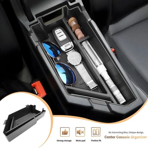 YEE PIN لـ 2024 2025 GMC Terrain Center Console صينية منظم لـ 2018-2024 2025 GMC Terrain Accessories SL/SLE/SLT/AT4/Denali 2024 GMC Terrain Center Console صينية إدراج الأوسط صينية مسند الذراع in Saudi Arabia