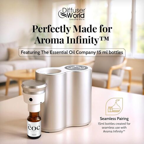 ناشر الزيت العطري في رائحة الرائحة المنزلية-100V-240V الناشرات العطرية المحمولة والمعاملة المائية مع توقيت رقمي ، ناشر البخار ، ناشر الهواء لزجاج المنزل in Kuwait