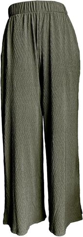 2025 Women Pants Summer Casual Loose Wide Leg Palazzo Pants in Saudi Arabia