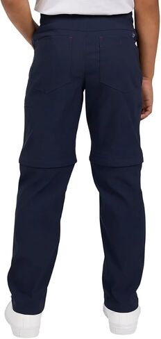 Eddie Bauer Youth Convertible Pull-On Water-Resistant Pants, Green, Small (7/8) in Saudi Arabia