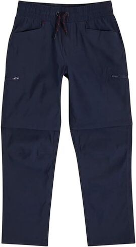 Eddie Bauer Youth Convertible Pull-On Water-Resistant Pants, Green, Small (7/8) in Saudi Arabia