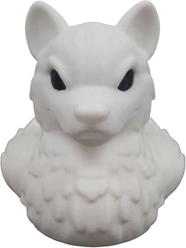 Wolf Duck Figurine – Off-Road Rubber Duck for Duck Duck 4x4, Cruise Ship Ducks & Dashboard Decor – Collectible Animal Mashup Gift, Vehicle Kindness Duck – 3D Printed in Canada in Saudi Arabia