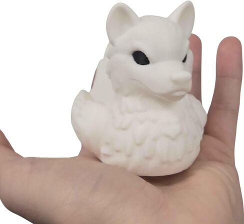 Wolf Duck Figurine – Off-Road Rubber Duck for Duck Duck 4x4, Cruise Ship Ducks & Dashboard Decor – Collectible Animal Mashup Gift, Vehicle Kindness Duck – 3D Printed in Canada in Saudi Arabia