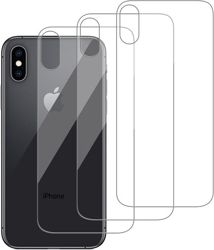 3 Pack Glass Back Screen Protector Compatible for iPhone 15 6.1-Inch [9H Hardness]-HD Back Tempered Glass, Scratch Resistant,Easy Install，Crystal Clear in Saudi Arabia