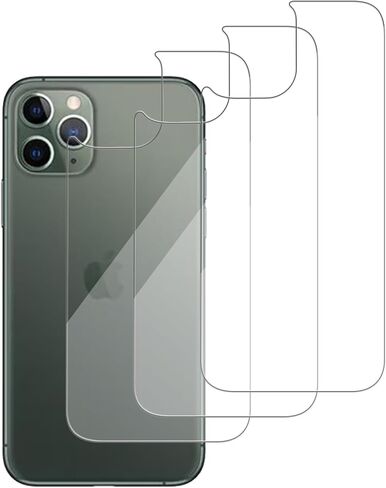 3 Pack Glass Back Screen Protector Compatible for iPhone 15 6.1-Inch [9H Hardness]-HD Back Tempered Glass, Scratch Resistant,Easy Install，Crystal Clear in Saudi Arabia