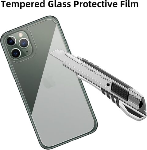 3 Pack Glass Back Screen Protector Compatible for iPhone 15 6.1-Inch [9H Hardness]-HD Back Tempered Glass, Scratch Resistant,Easy Install，Crystal Clear in Saudi Arabia