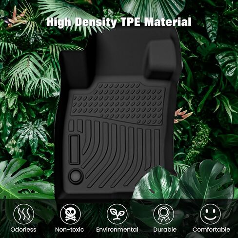 FREEMOTOR802 All Weather 3D TPE Car Floor Mats, Compatible with 2015-2020 BMW 4-Series Gran Coupe F36 AWD Models, Black Carpets Liners 3PCS Interior Front Rear 1st 2nd Row Protector in Saudi Arabia