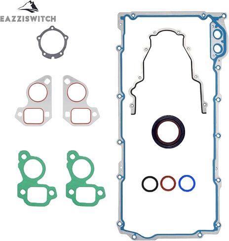 LS Gasket Kit لمحركات GM LS Series V8 تناسب 4.8L 5.3L 5.7L 6.0L 6.2L CHEVROLET GMC CADILLAC PONTIAC SAAB - تشمل OIL PAN OS30693R ، غطاء التوقيت الأمامي TCS45993 & Valve Cover VS50504R1 GUSKETS in Kuwait