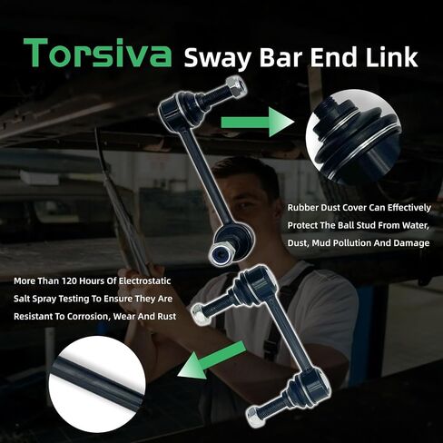 K750578 K750579 2PCS Front Stabilizer Sway Bar Bar Links Fit for Dodge 2011 2012 2013 2015 2015 Durango ، for Jeep 2011 2012 2014 2015 Grand Cherokee V8 5.7L/V6 3.6L/V6 3.0L. in Kuwait
