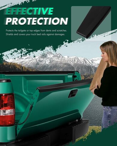 CAP Scitoo 1PC Tailgate Labound Cap 2009-2018 for Dodge for Ram Pickup Accessories Matte Black Top Top Beach Tableding Thamp in Saudi Arabia